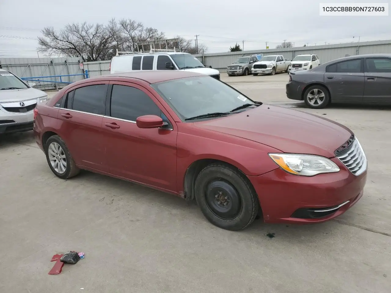 2013 Chrysler 200 Touring VIN: 1C3CCBBB9DN727603 Lot: 46375315