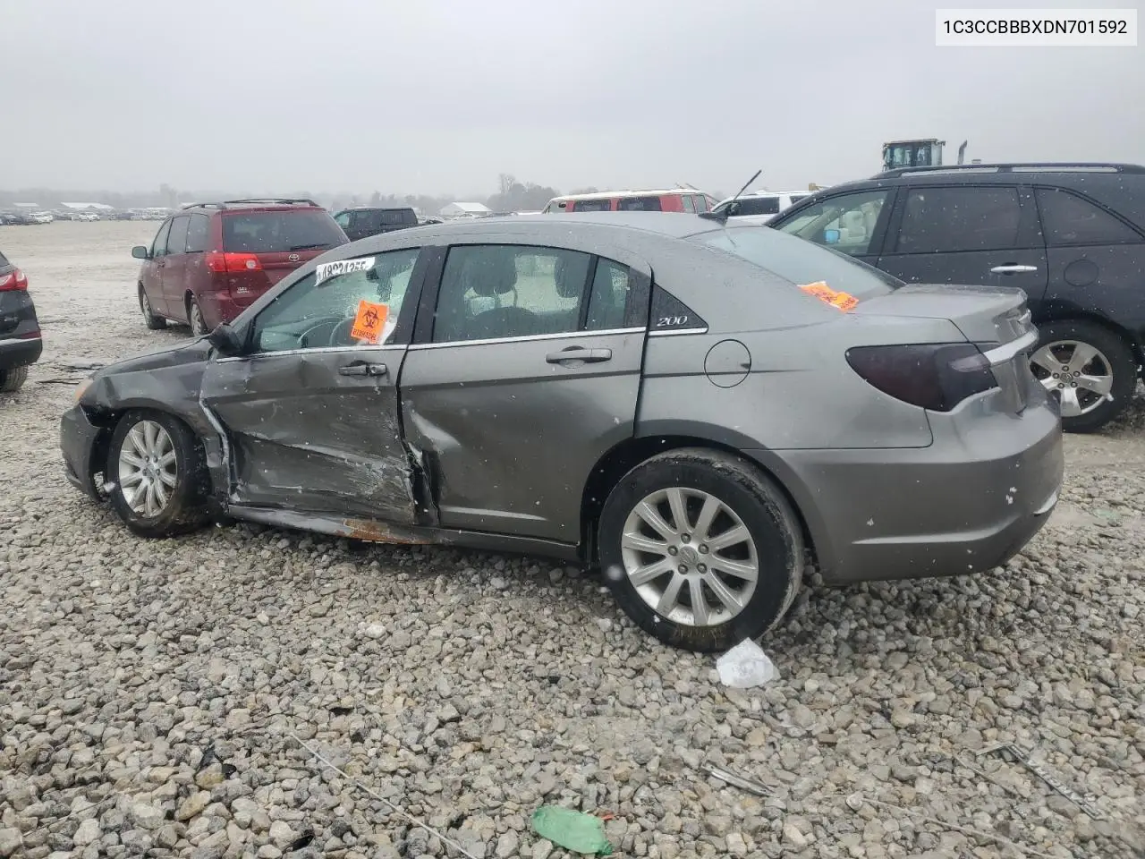 2013 Chrysler 200 Touring VIN: 1C3CCBBBXDN701592 Lot: 48234355