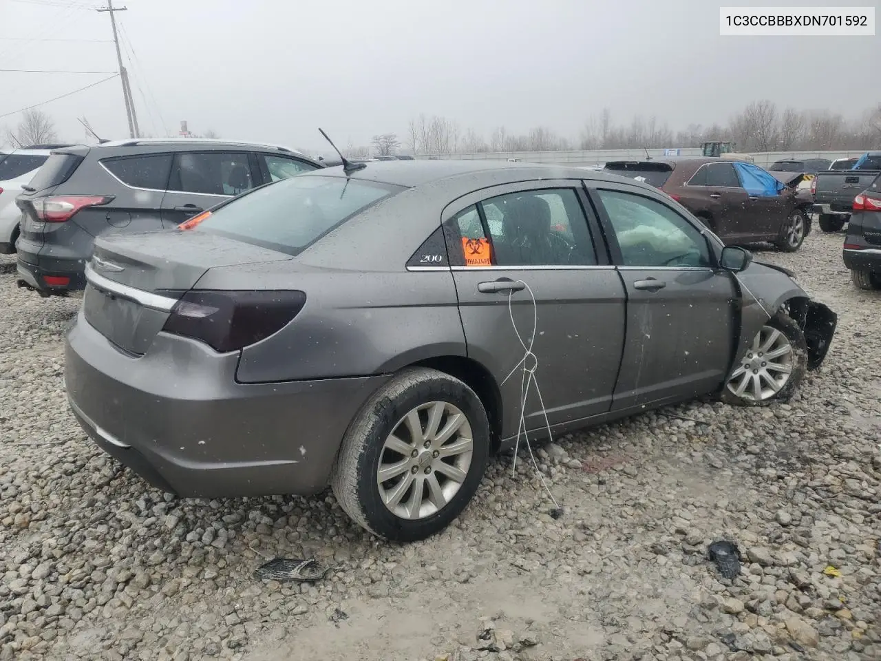 2013 Chrysler 200 Touring VIN: 1C3CCBBBXDN701592 Lot: 48234355
