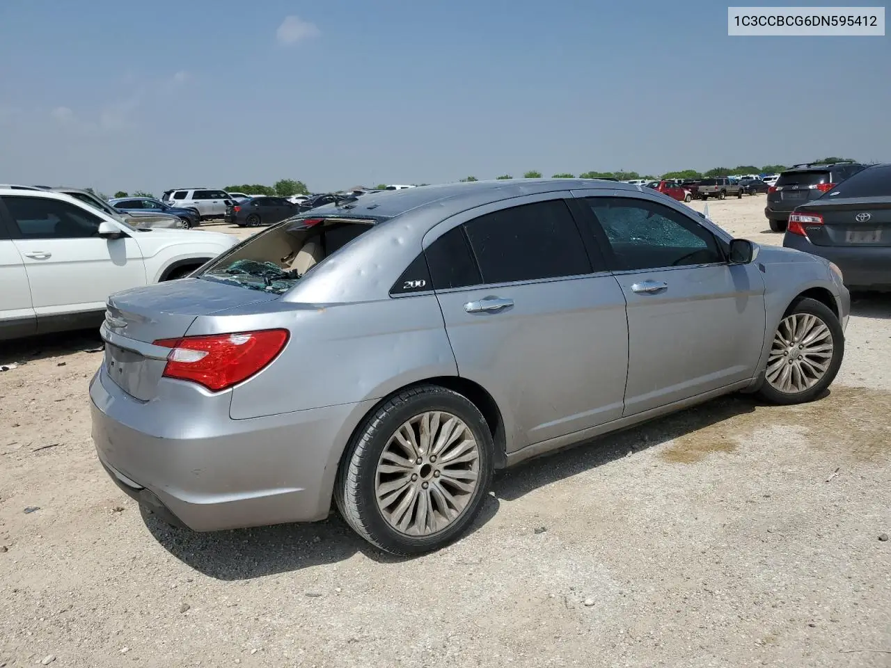 2013 Chrysler 200 Limited VIN: 1C3CCBCG6DN595412 Lot: 51170385