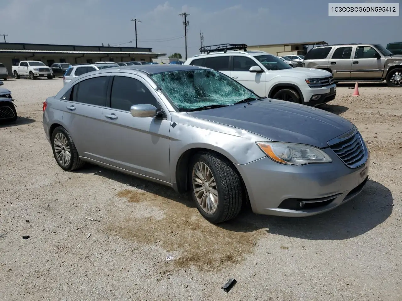 2013 Chrysler 200 Limited VIN: 1C3CCBCG6DN595412 Lot: 51170385