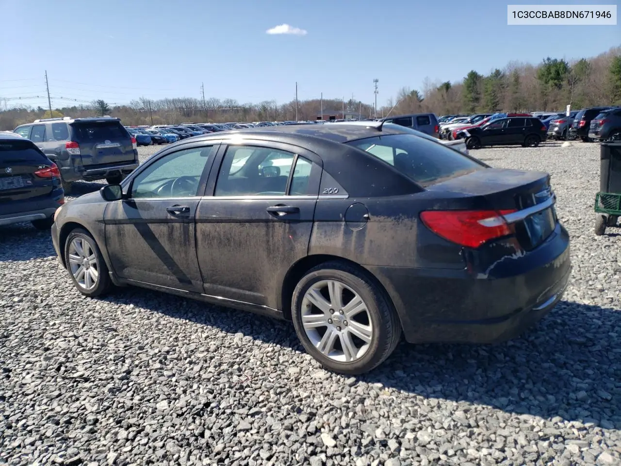 2013 Chrysler 200 Lx VIN: 1C3CCBAB8DN671946 Lot: 52867955