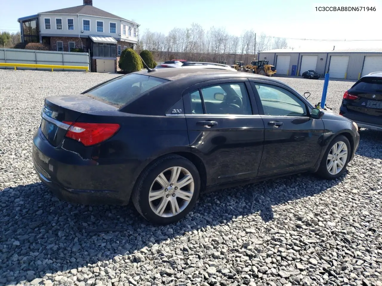 2013 Chrysler 200 Lx VIN: 1C3CCBAB8DN671946 Lot: 52867955