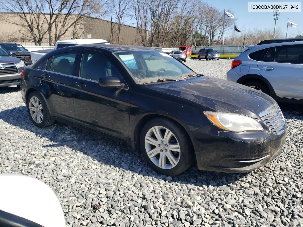 2013 Chrysler 200 Lx VIN: 1C3CCBAB8DN671946 Lot: 52867955