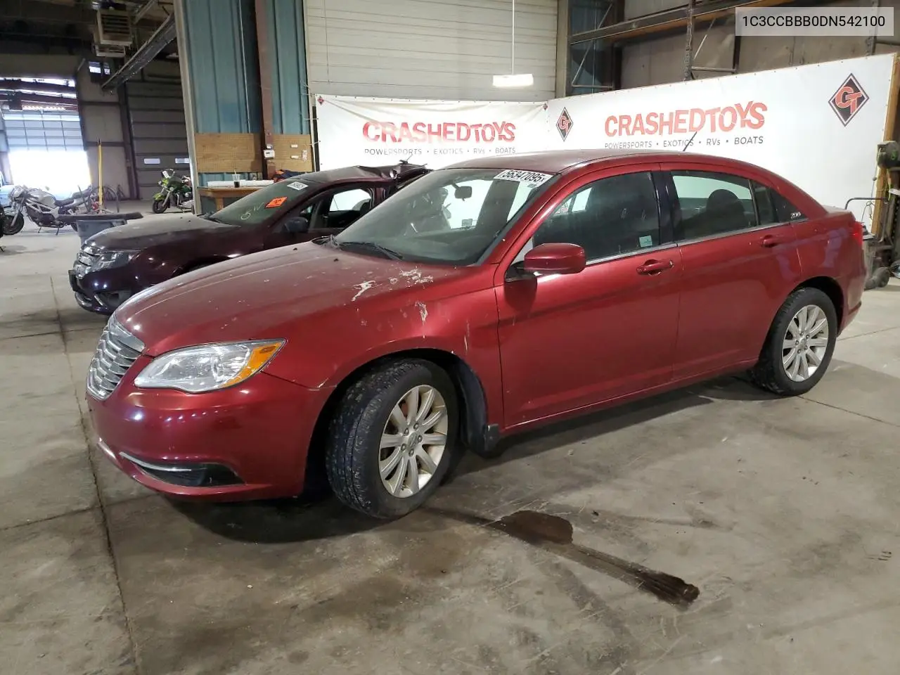 2013 Chrysler 200 Touring VIN: 1C3CCBBB0DN542100 Lot: 56347095