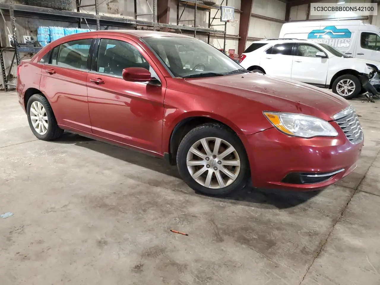 2013 Chrysler 200 Touring VIN: 1C3CCBBB0DN542100 Lot: 56347095
