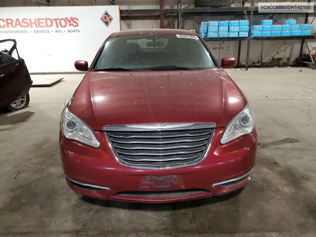 2013 Chrysler 200 Touring VIN: 1C3CCBBB0DN542100 Lot: 56347095