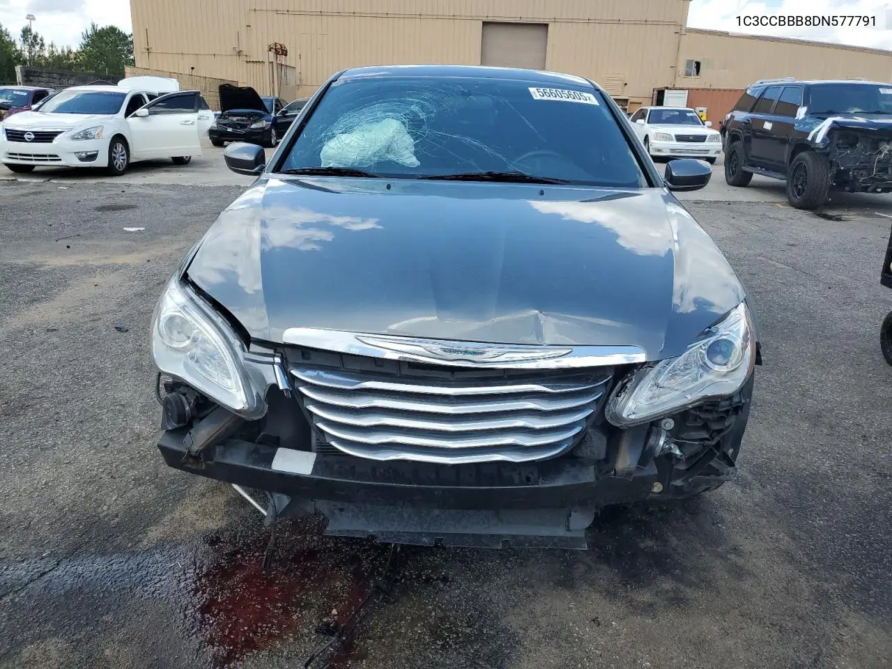 2013 Chrysler 200 Touring VIN: 1C3CCBBB8DN577791 Lot: 56605605