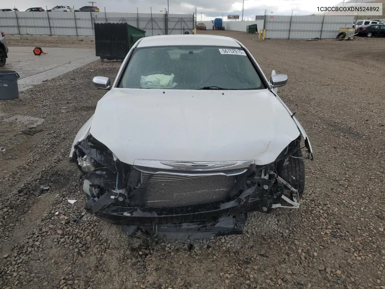 2013 Chrysler 200 Limited VIN: 1C3CCBCGXDN524892 Lot: 56752915