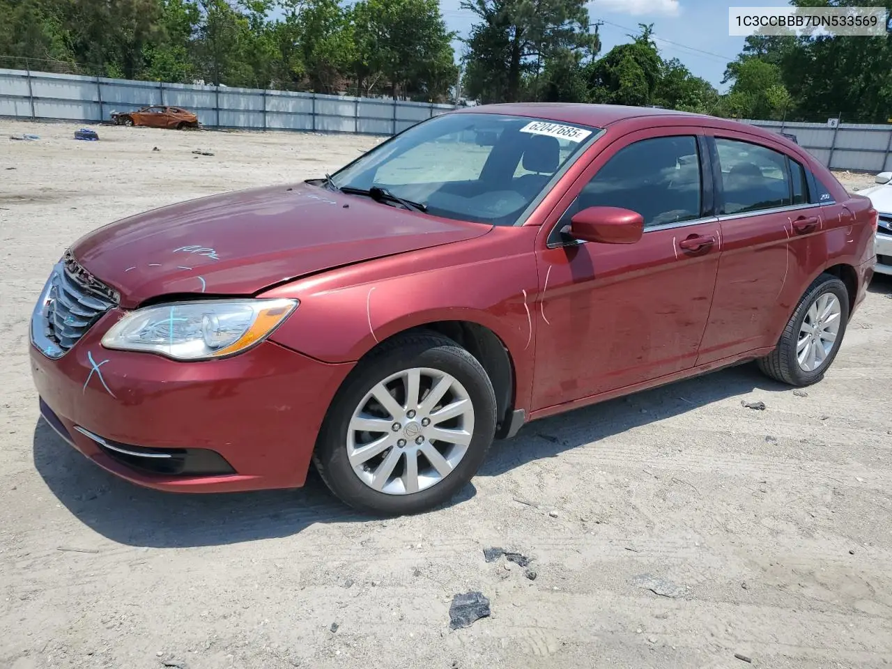 1c3ccbbb7dn533569 1C3CCBBB7DN533569 2013 Chrysler 200 Touring