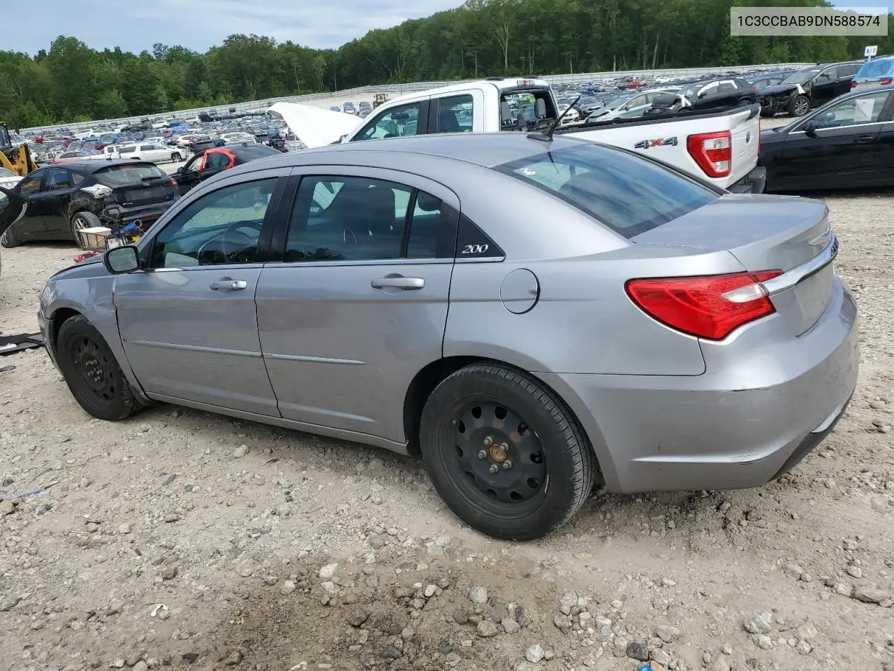 2013 Chrysler 200 Lx VIN: 1C3CCBAB9DN588574 Lot: 62108455