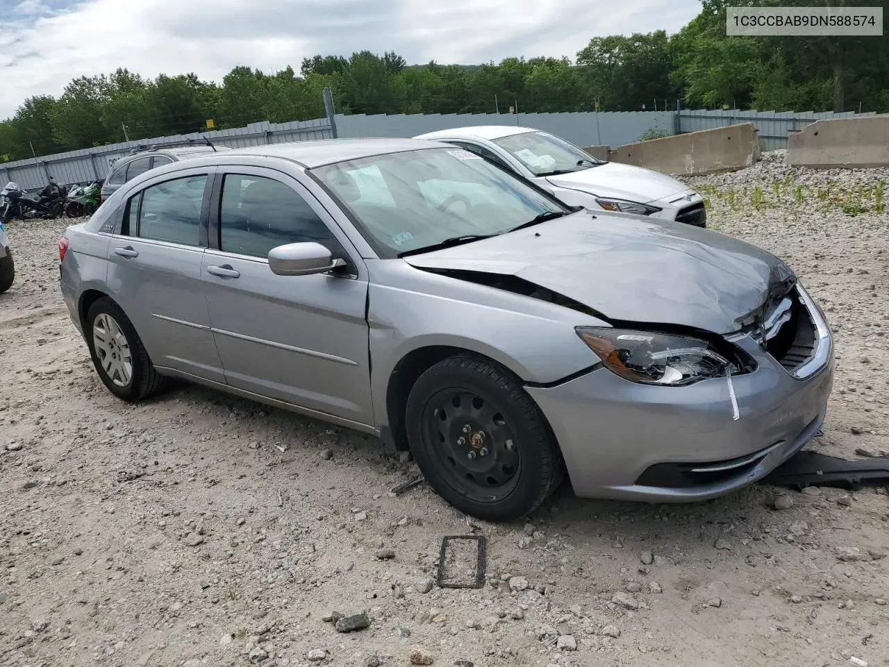 2013 Chrysler 200 Lx VIN: 1C3CCBAB9DN588574 Lot: 62108455