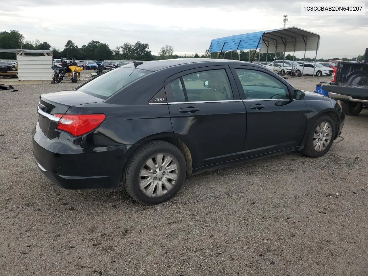 2013 Chrysler 200 Lx VIN: 1C3CCBAB2DN640207 Lot: 62296955