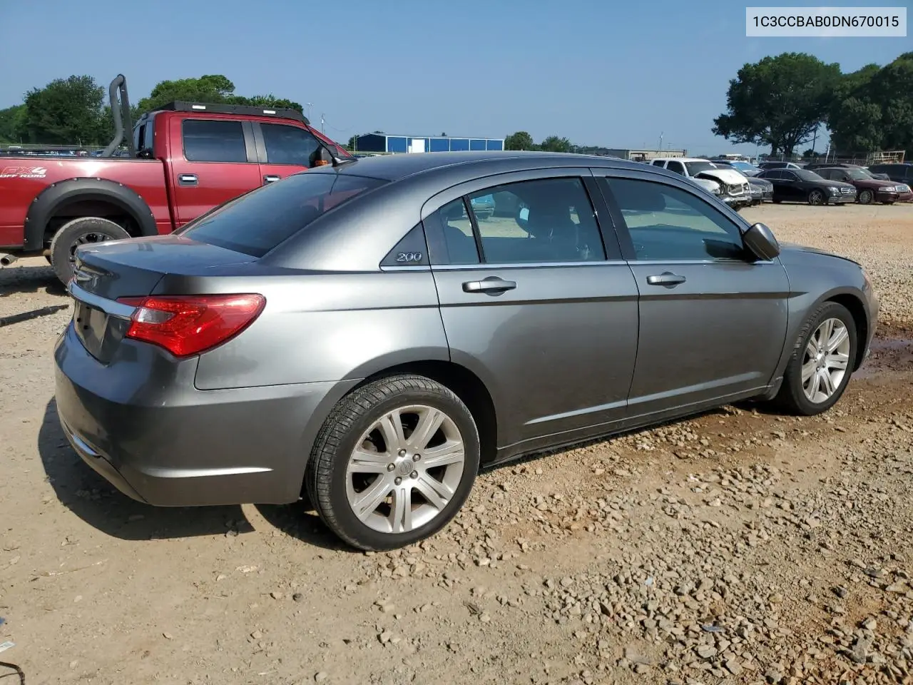 2013 Chrysler 200 Lx VIN: 1C3CCBAB0DN670015 Lot: 62355975