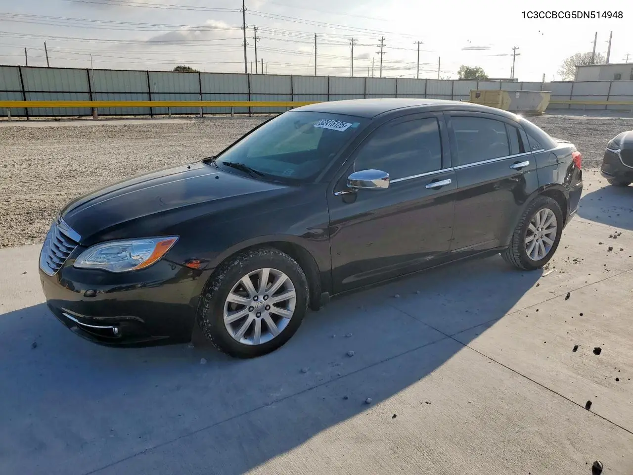 2013 Chrysler 200 Limited VIN: 1C3CCBCG5DN514948 Lot: 62415125