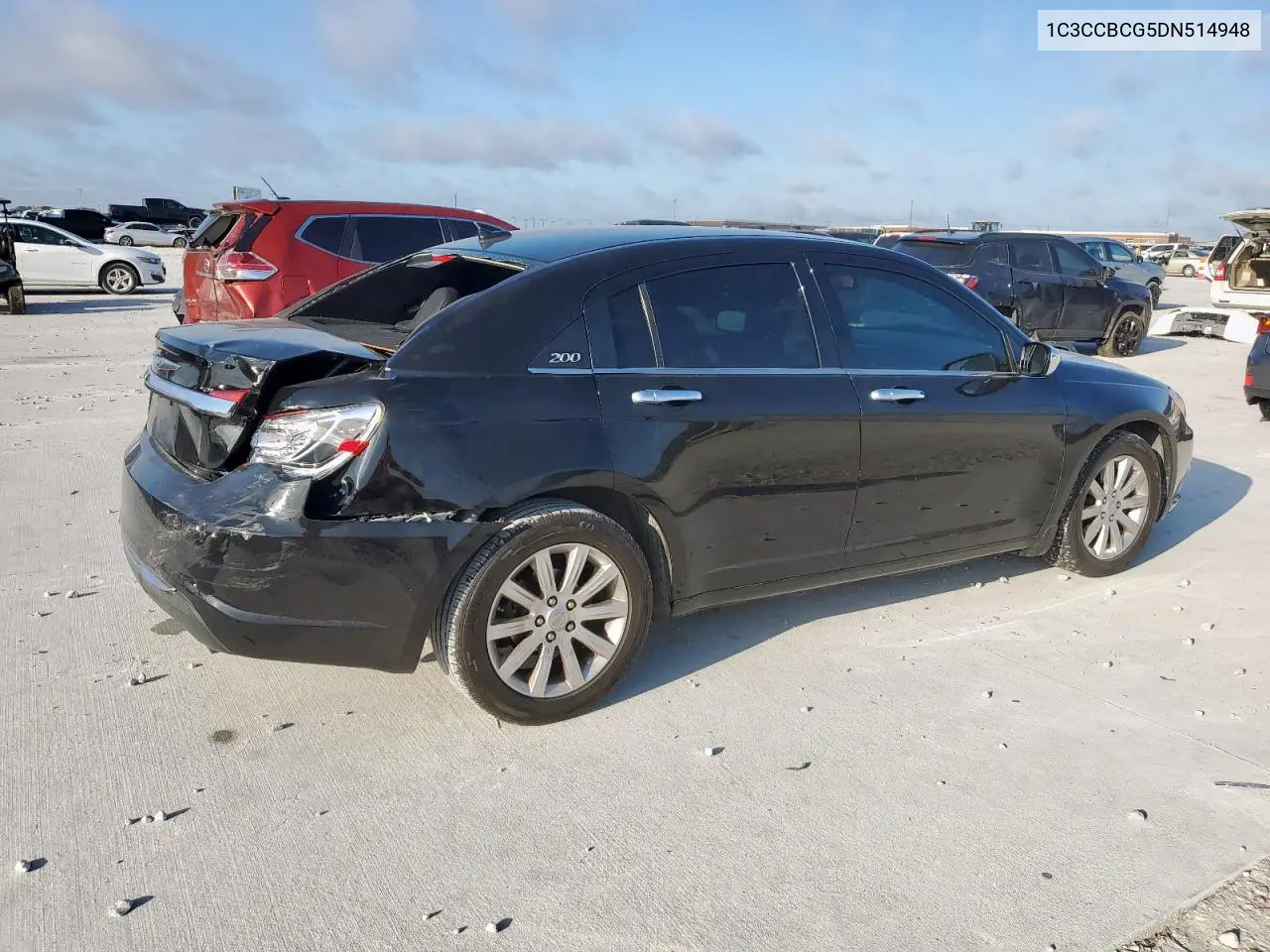 2013 Chrysler 200 Limited VIN: 1C3CCBCG5DN514948 Lot: 62415125