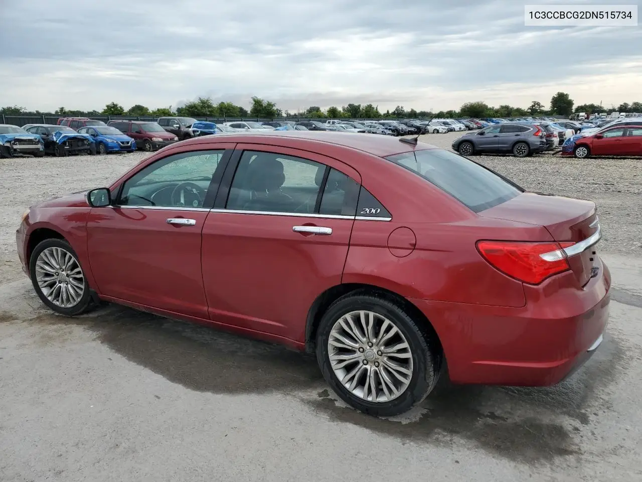 2013 Chrysler 200 Limited VIN: 1C3CCBCG2DN515734 Lot: 62522695