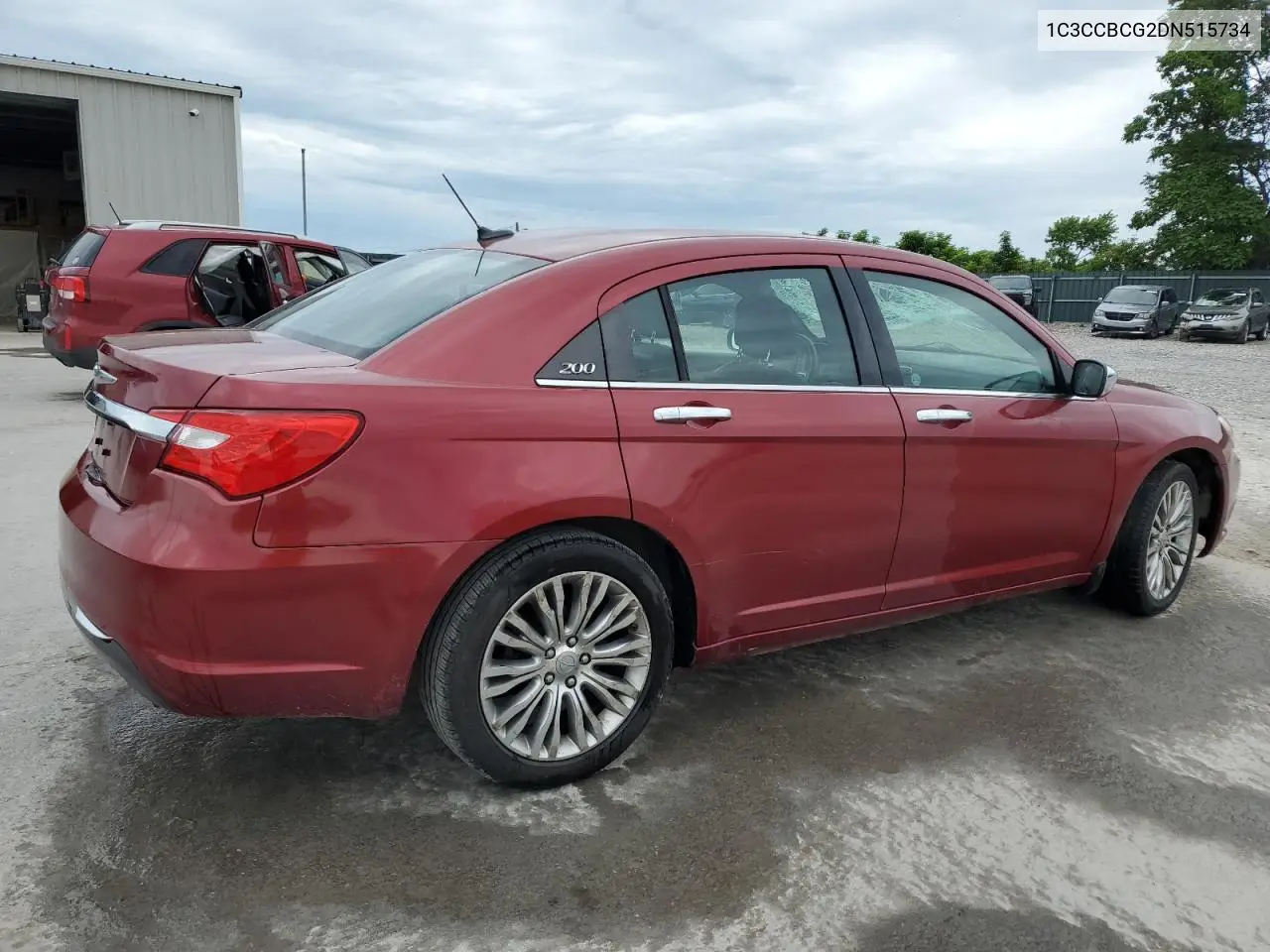 2013 Chrysler 200 Limited VIN: 1C3CCBCG2DN515734 Lot: 62522695