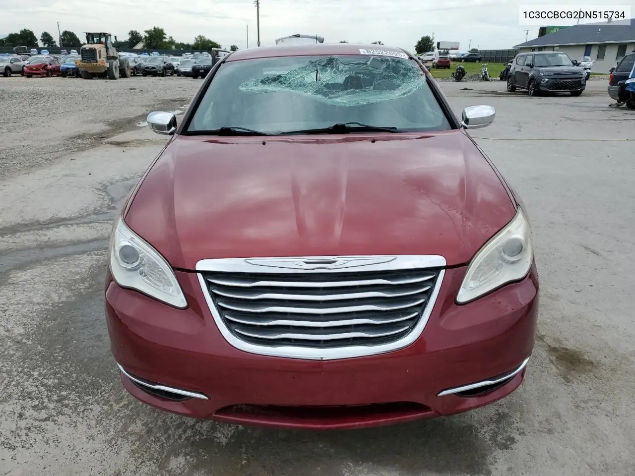 2013 Chrysler 200 Limited VIN: 1C3CCBCG2DN515734 Lot: 62522695
