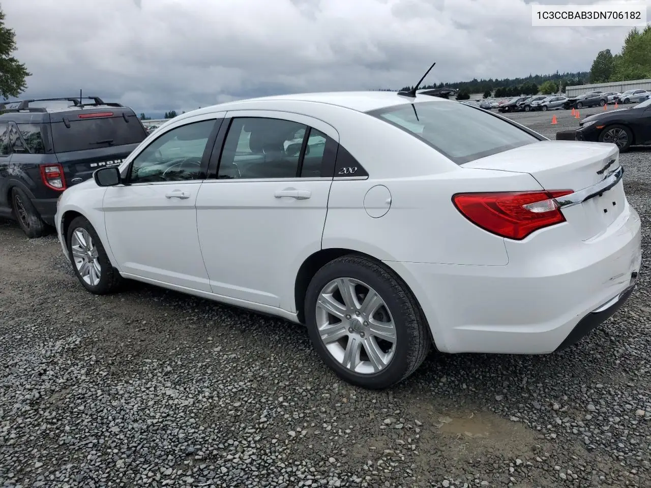 2013 Chrysler 200 Lx VIN: 1C3CCBAB3DN706182 Lot: 62861435