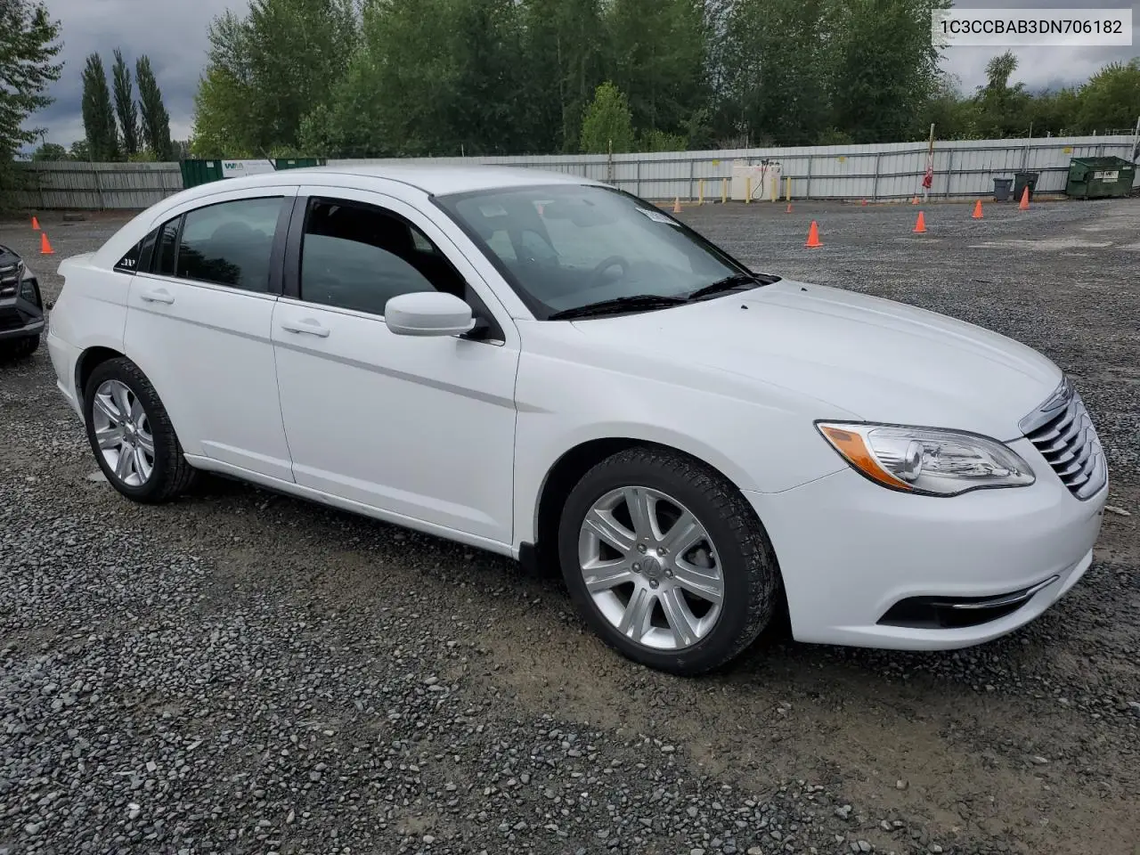 2013 Chrysler 200 Lx VIN: 1C3CCBAB3DN706182 Lot: 62861435