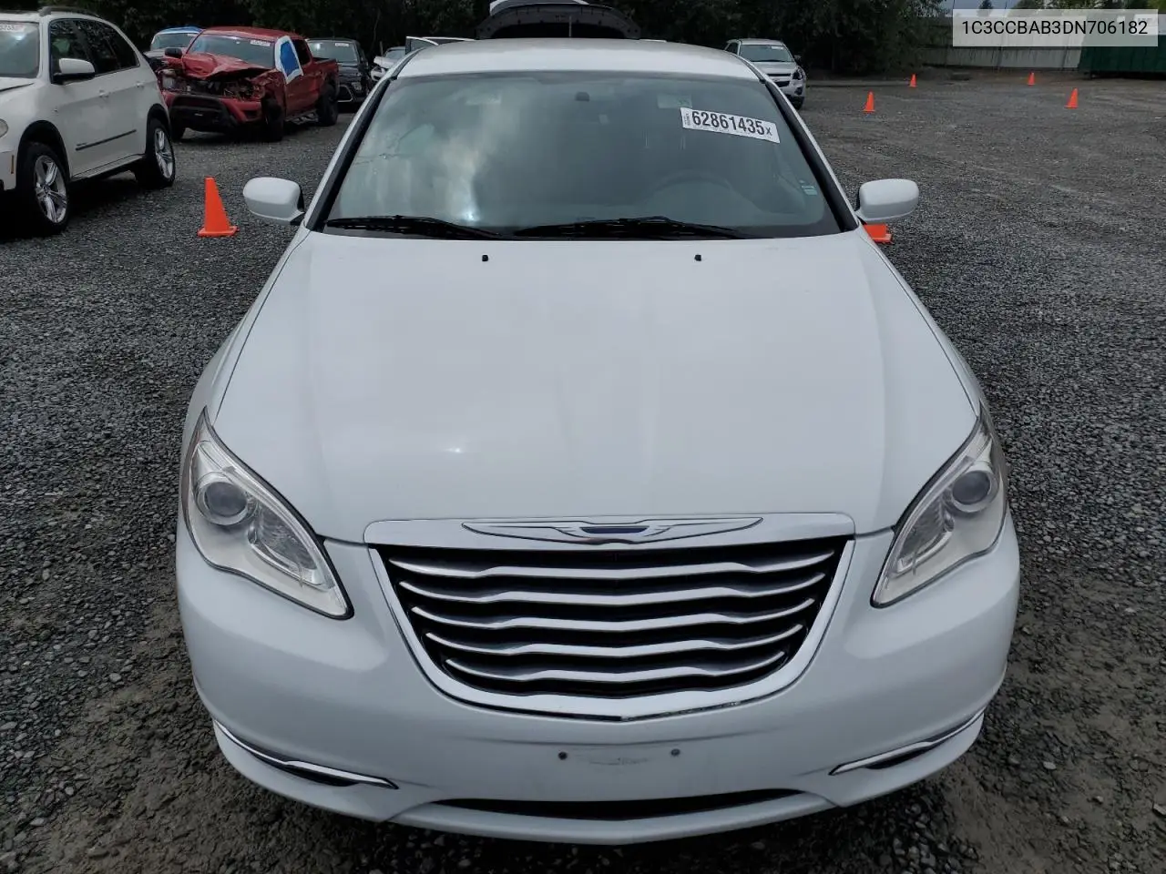 2013 Chrysler 200 Lx VIN: 1C3CCBAB3DN706182 Lot: 62861435