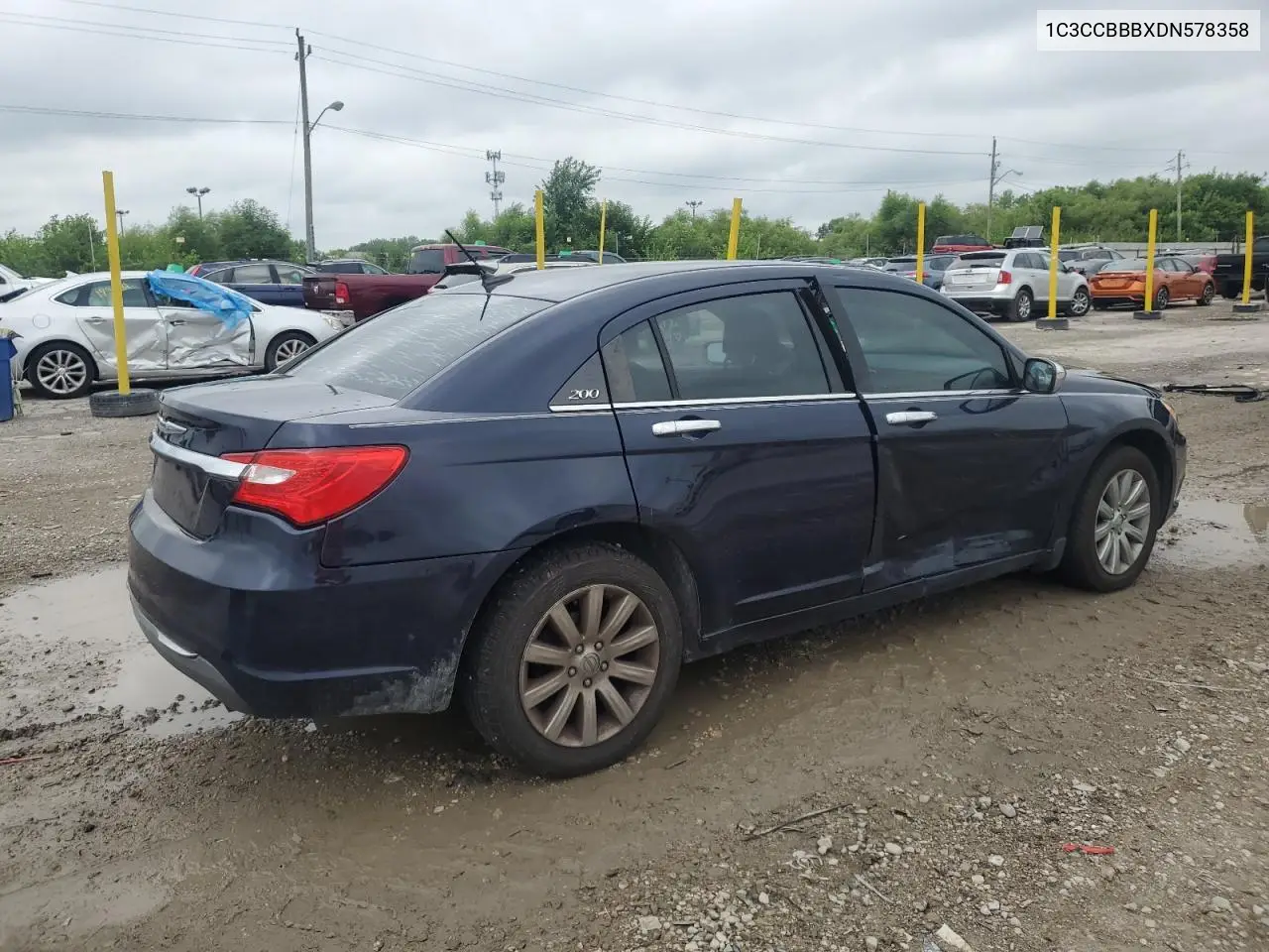 2013 Chrysler 200 Touring VIN: 1C3CCBBBXDN578358 Lot: 64265875