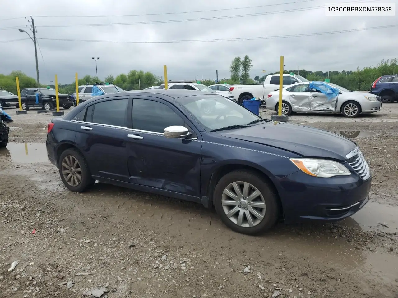2013 Chrysler 200 Touring VIN: 1C3CCBBBXDN578358 Lot: 64265875