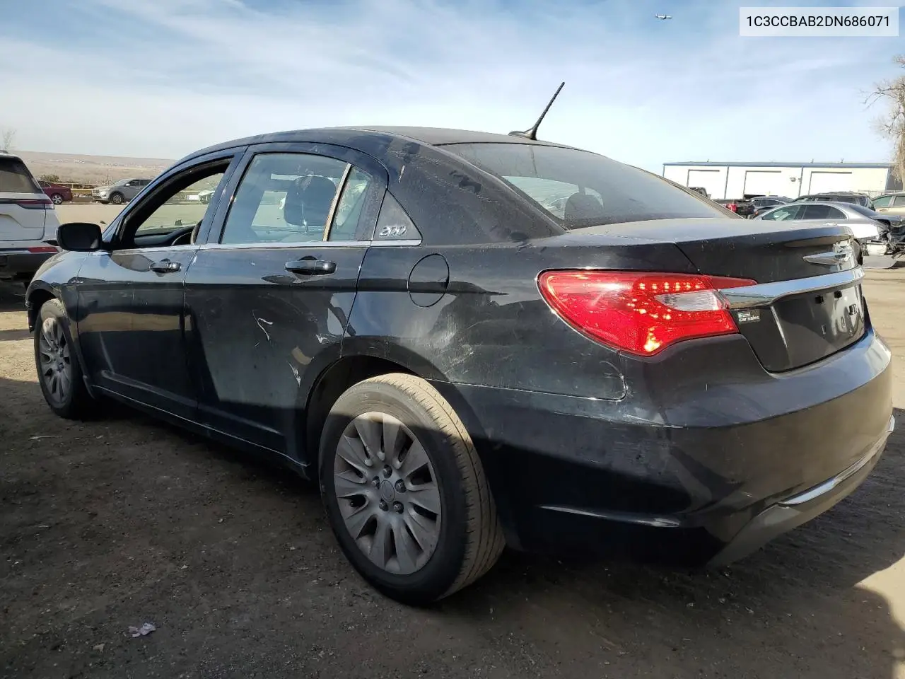 2013 Chrysler 200 Lx VIN: 1C3CCBAB2DN686071 Lot: 85161354