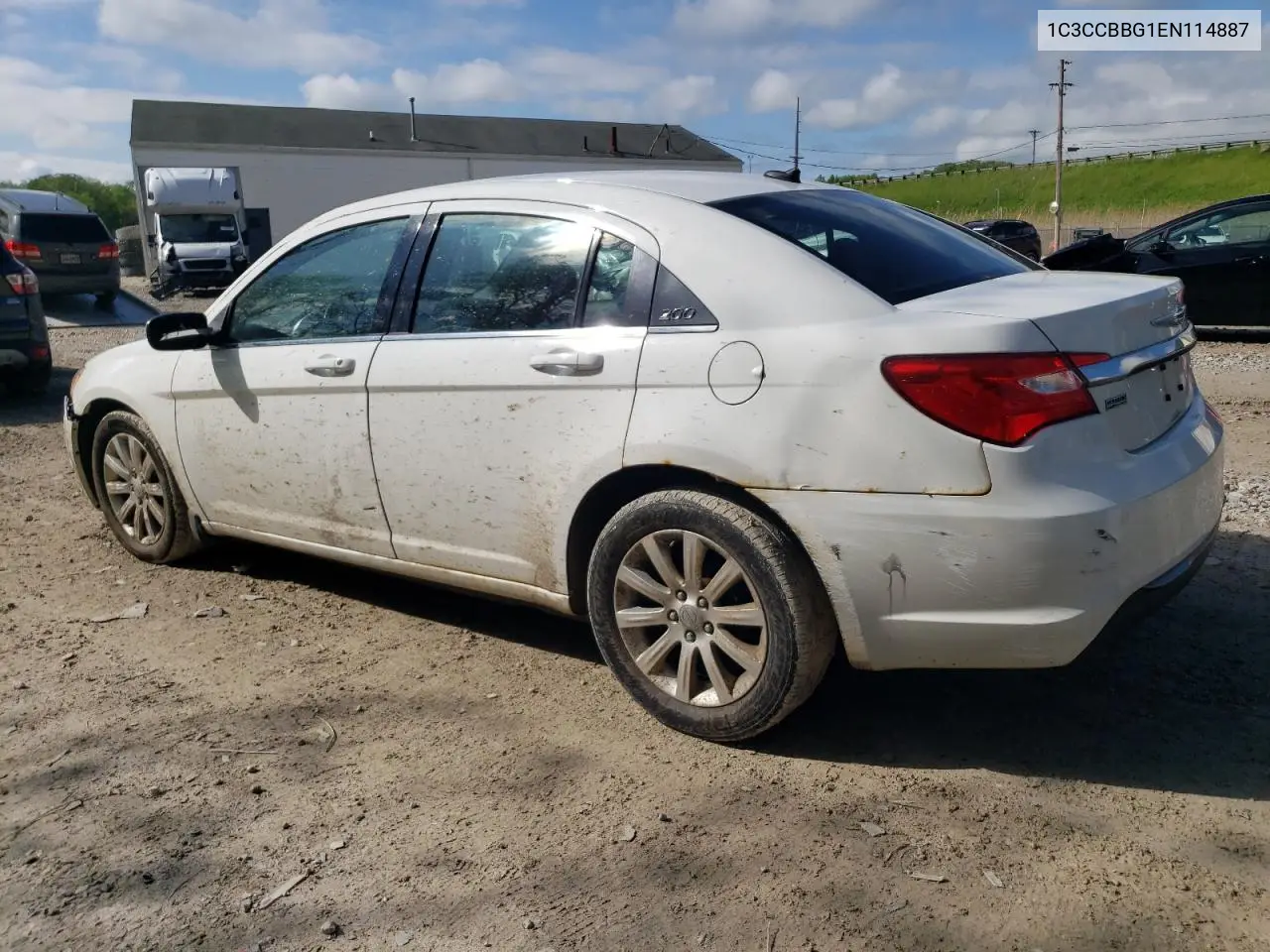 2014 Chrysler 200 Touring VIN: 1C3CCBBG1EN114887 Lot: 56743625