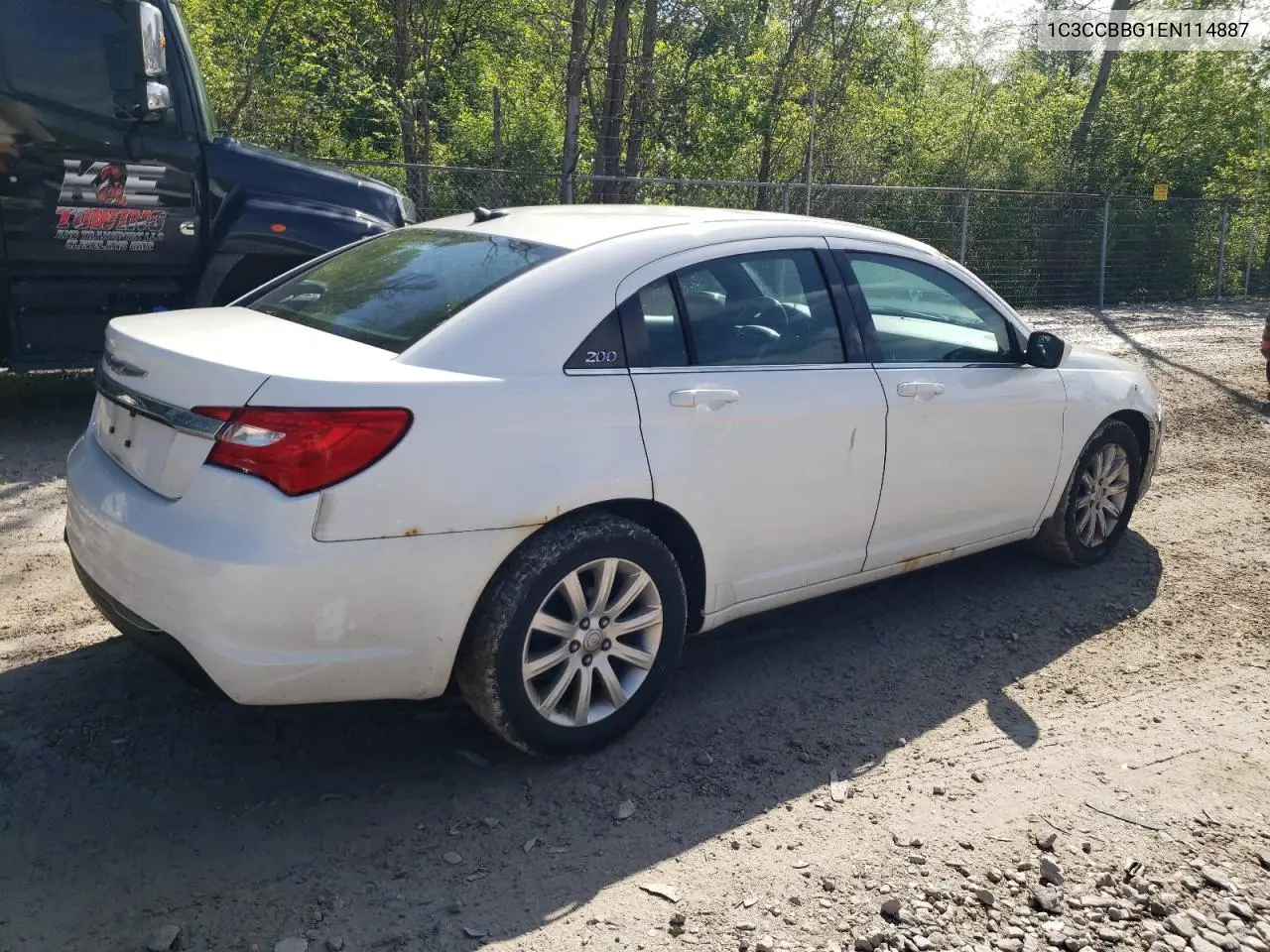 2014 Chrysler 200 Touring VIN: 1C3CCBBG1EN114887 Lot: 56743625