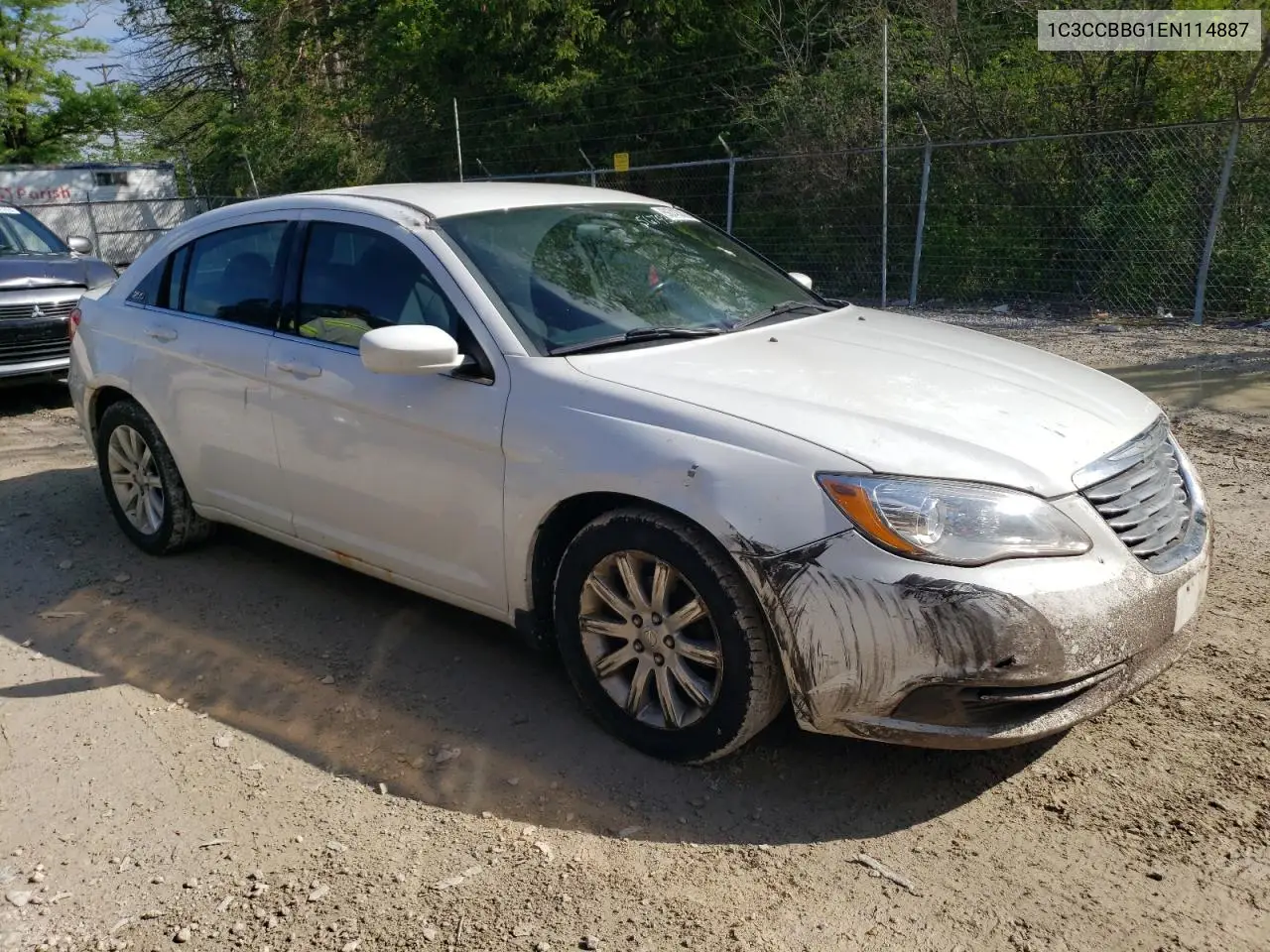 2014 Chrysler 200 Touring VIN: 1C3CCBBG1EN114887 Lot: 56743625