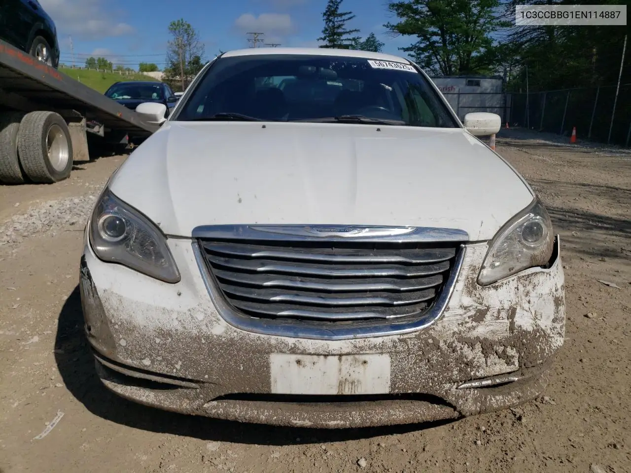 2014 Chrysler 200 Touring VIN: 1C3CCBBG1EN114887 Lot: 56743625