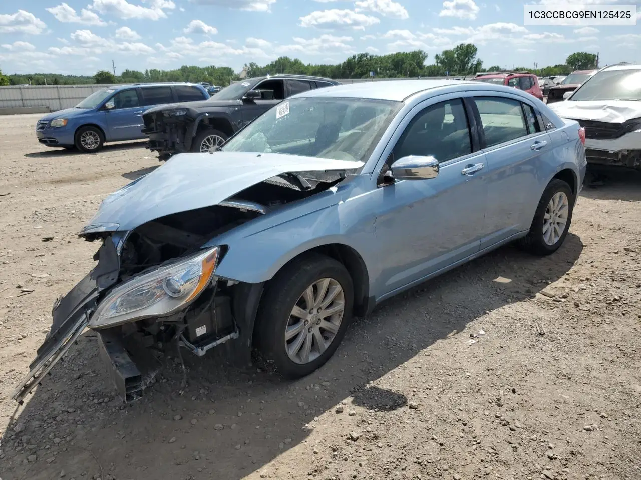 2014 Chrysler 200 Limited VIN: 1C3CCBCG9EN125425 Lot: 57028585