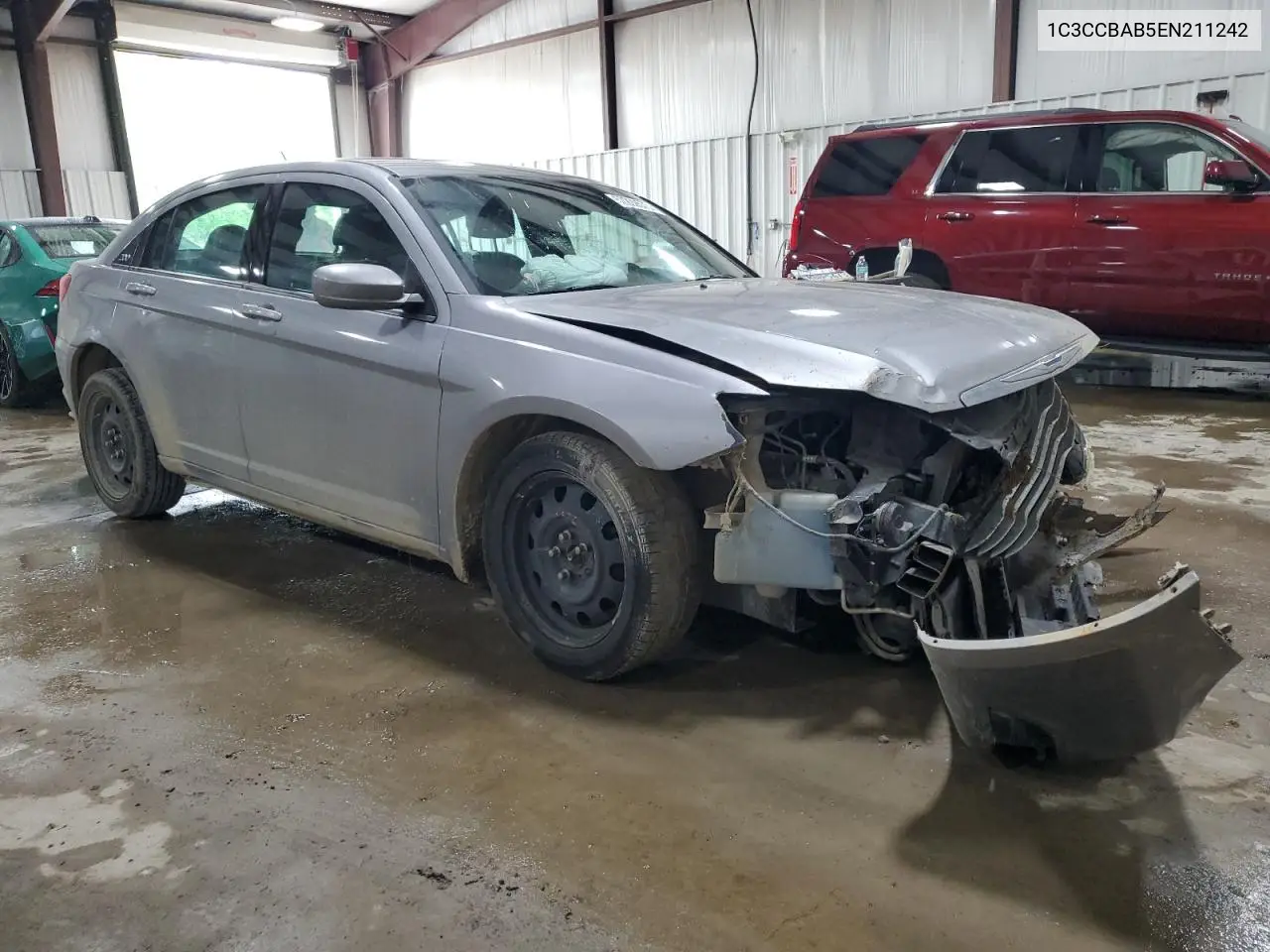 2014 Chrysler 200 Lx VIN: 1C3CCBAB5EN211242 Lot: 57209575