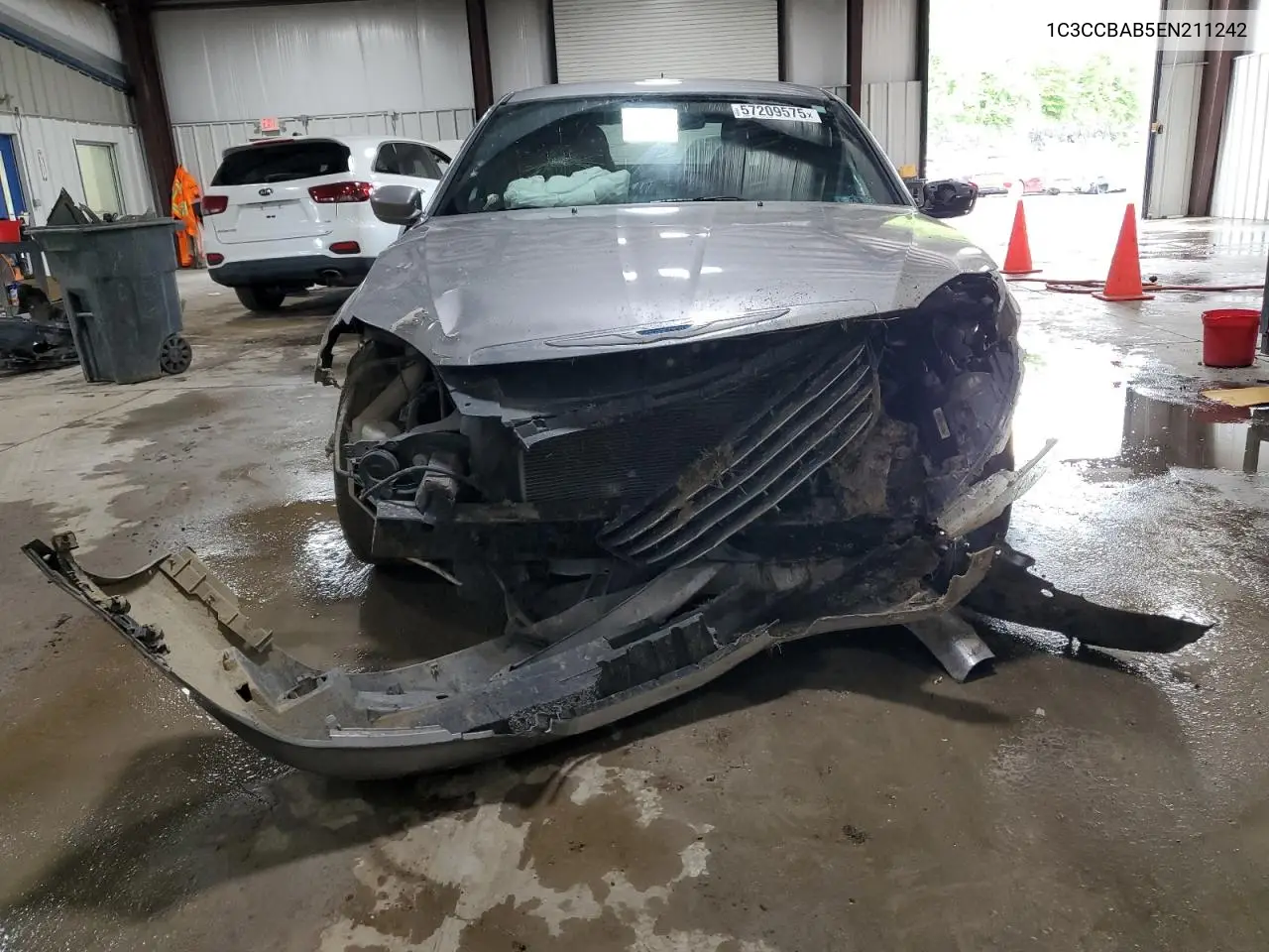 2014 Chrysler 200 Lx VIN: 1C3CCBAB5EN211242 Lot: 57209575