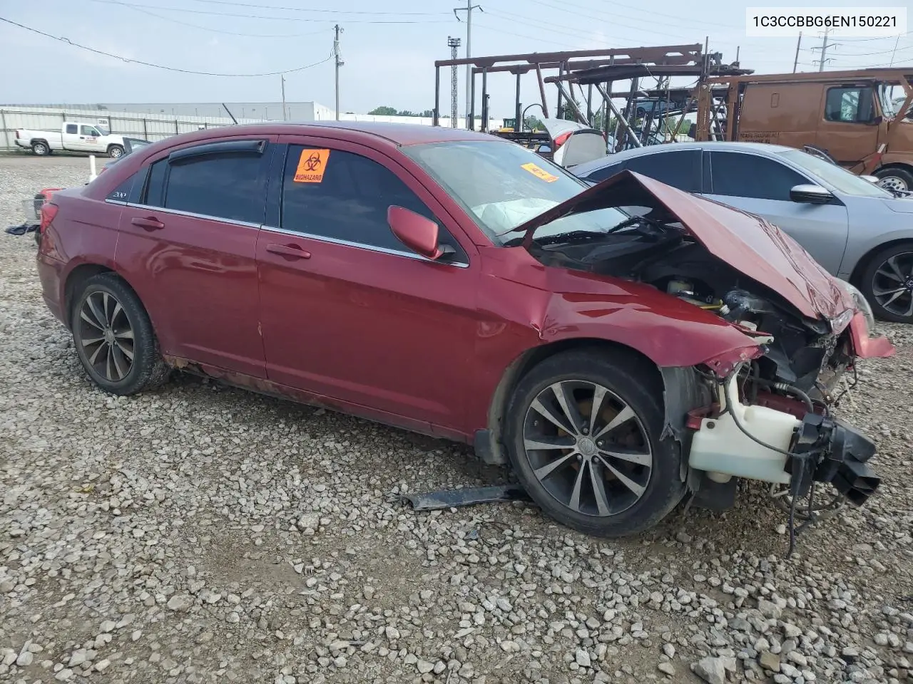 2014 Chrysler 200 Touring VIN: 1C3CCBBG6EN150221 Lot: 62416795