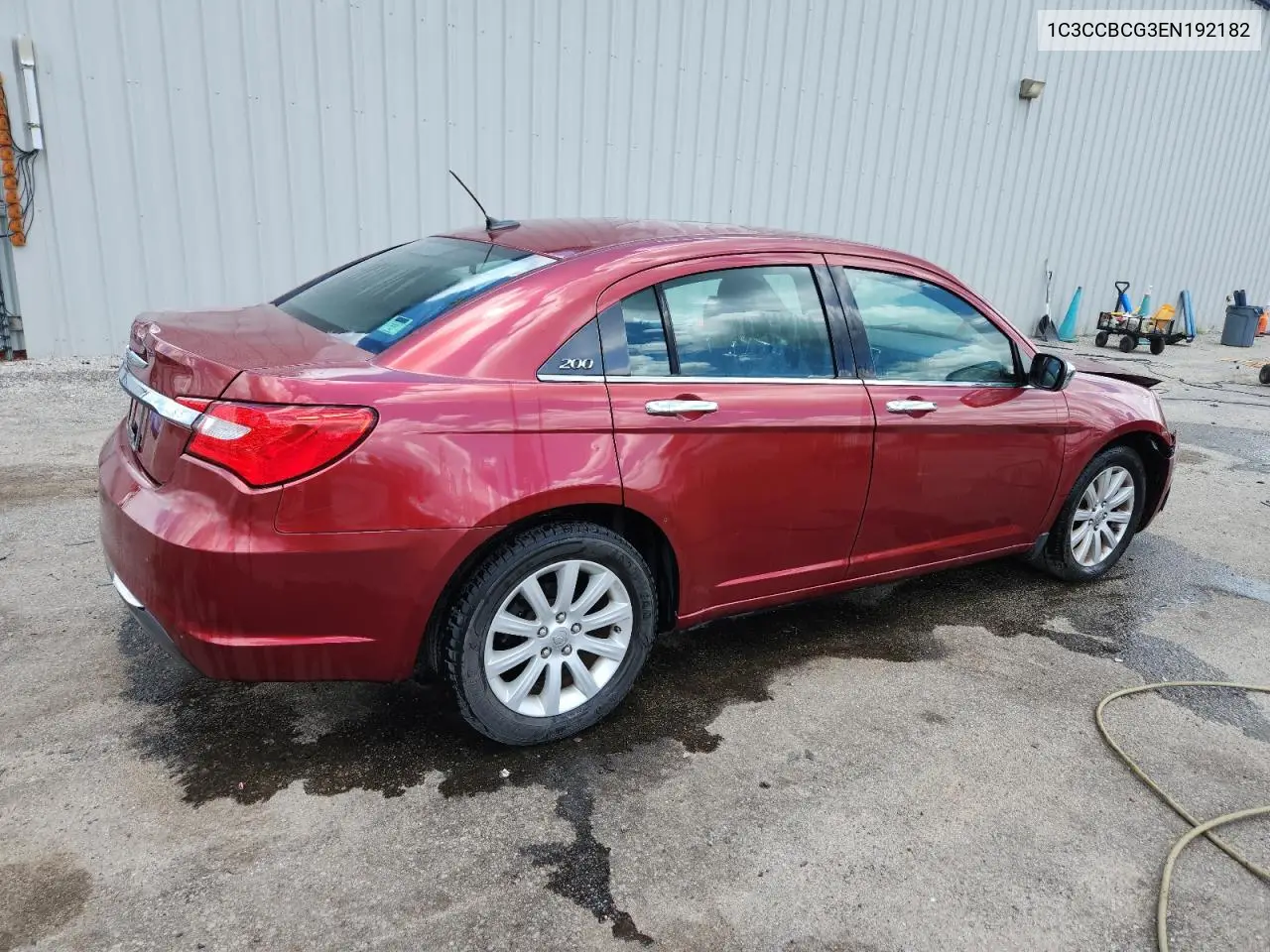2014 Chrysler 200 Limited VIN: 1C3CCBCG3EN192182 Lot: 62581935