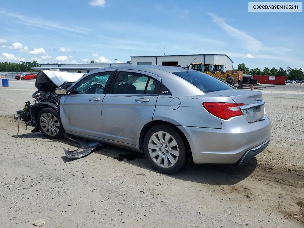 1c3ccbab9en195241 1C3CCBAB9EN195241 2014 Chrysler 200 Lx
