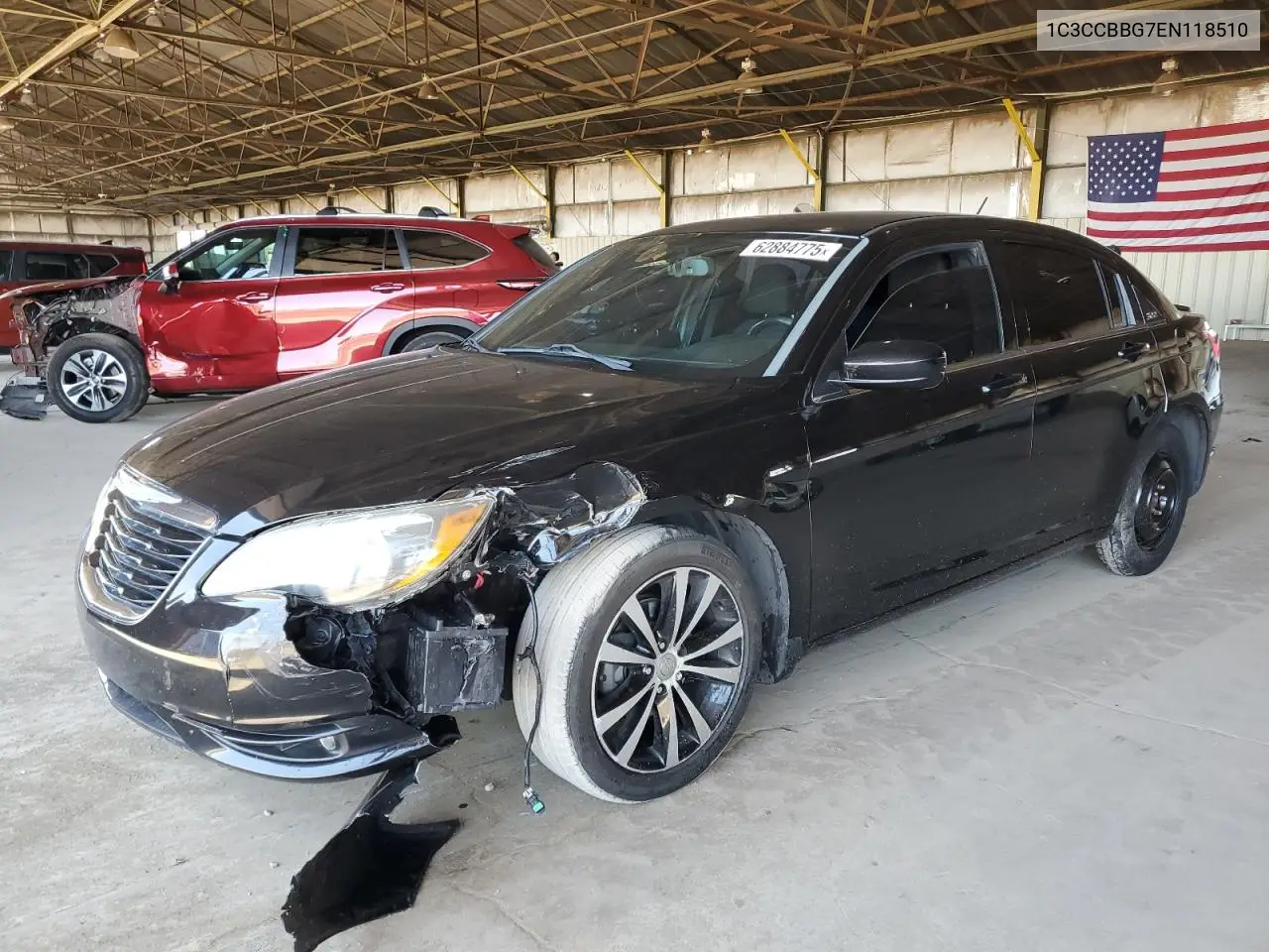 2014 Chrysler 200 Touring VIN: 1C3CCBBG7EN118510 Lot: 62884775