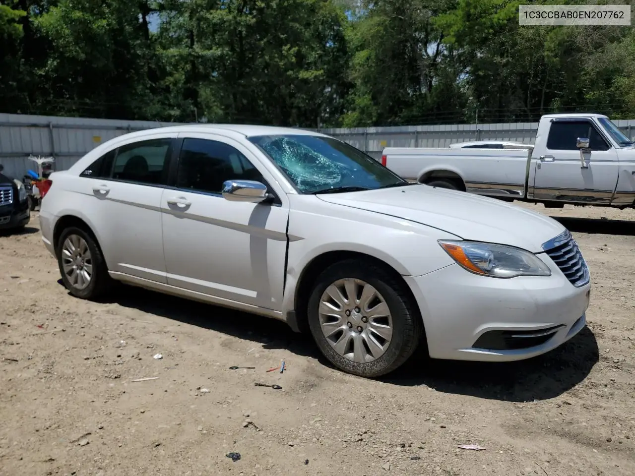 2014 Chrysler 200 Lx VIN: 1C3CCBAB0EN207762 Lot: 62934835