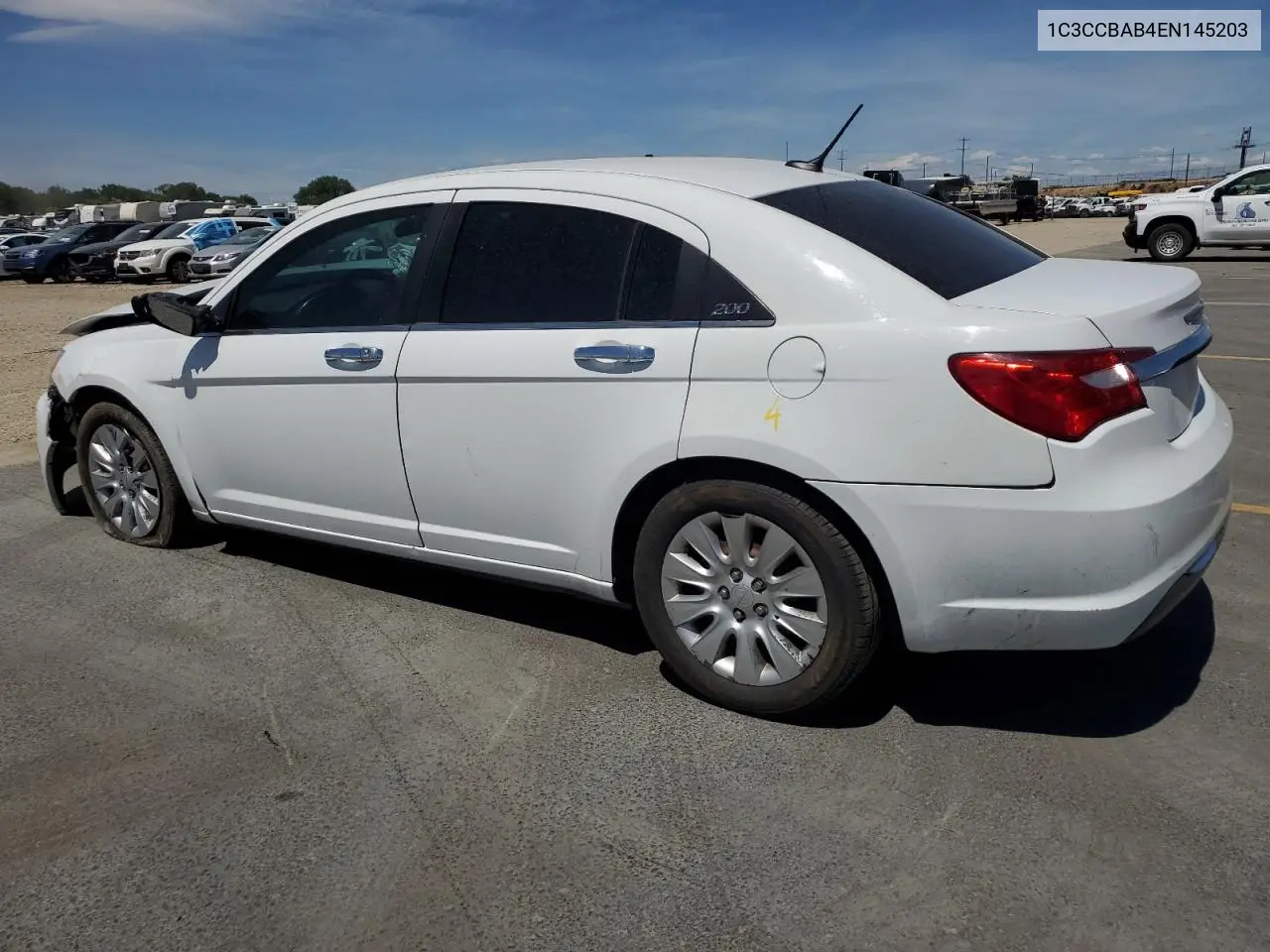 1c3ccbab4en145203 1C3CCBAB4EN145203 2014 Chrysler 200 Lx
