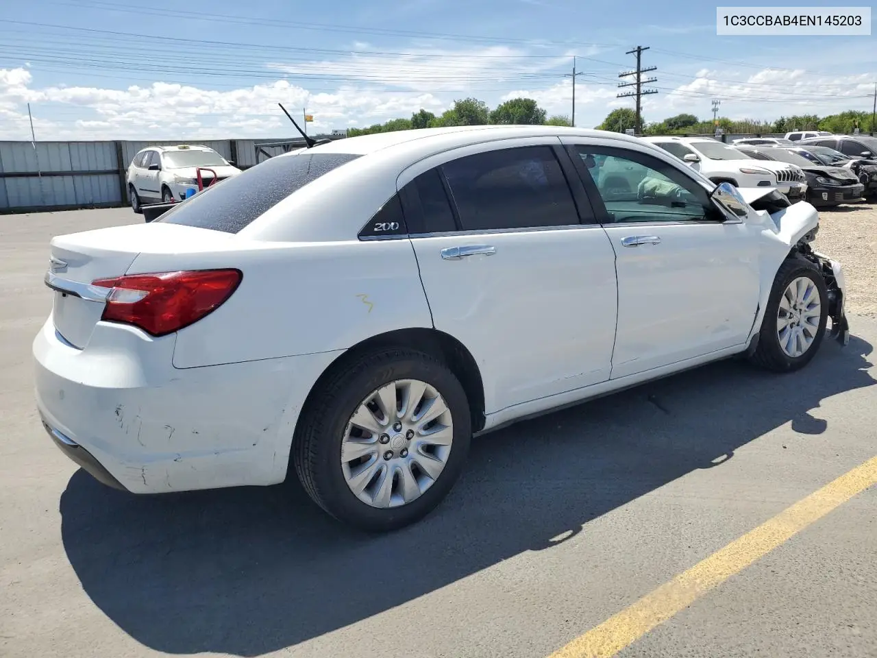 1c3ccbab4en145203 1C3CCBAB4EN145203 2014 Chrysler 200 Lx