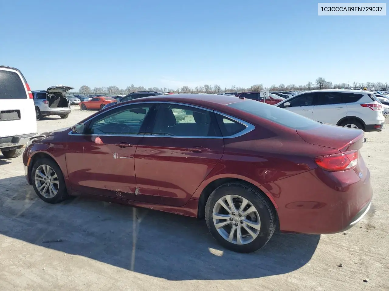 2015 Chrysler 200 Limited VIN: 1C3CCCAB9FN729037 Lot: 47047245