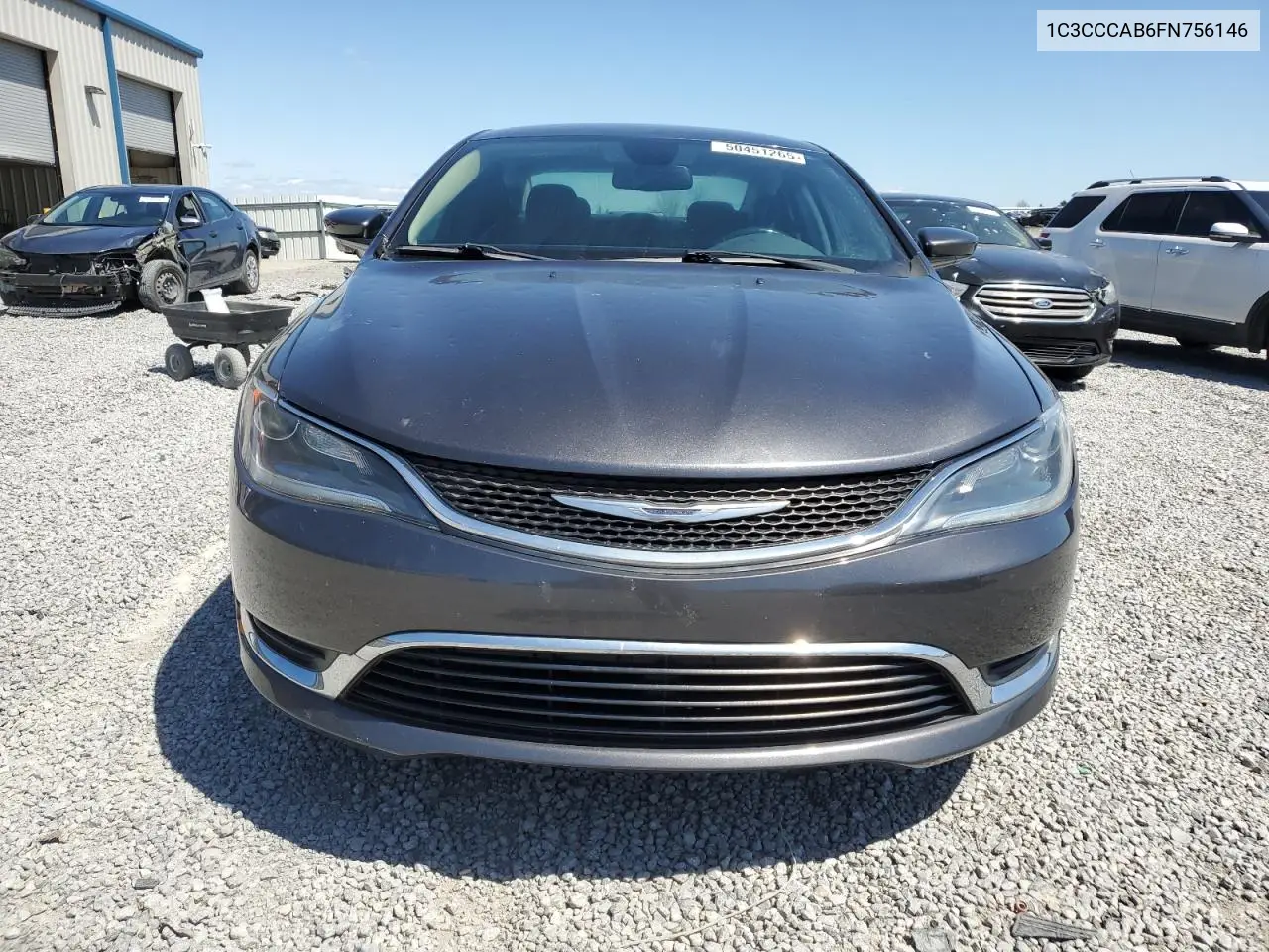 2015 Chrysler 200 Limited VIN: 1C3CCCAB6FN756146 Lot: 50451265