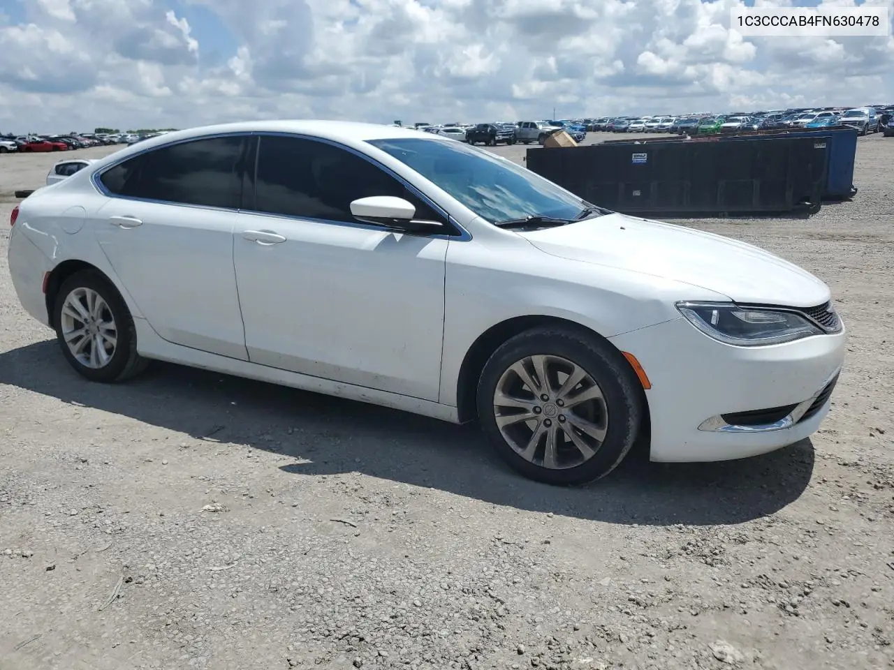 2015 Chrysler 200 Limited VIN: 1C3CCCAB4FN630478 Lot: 50972515