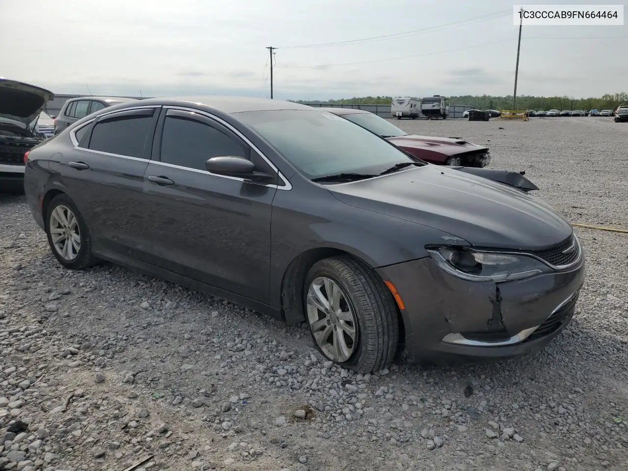 2015 Chrysler 200 Limited VIN: 1C3CCCAB9FN664464 Lot: 54674075