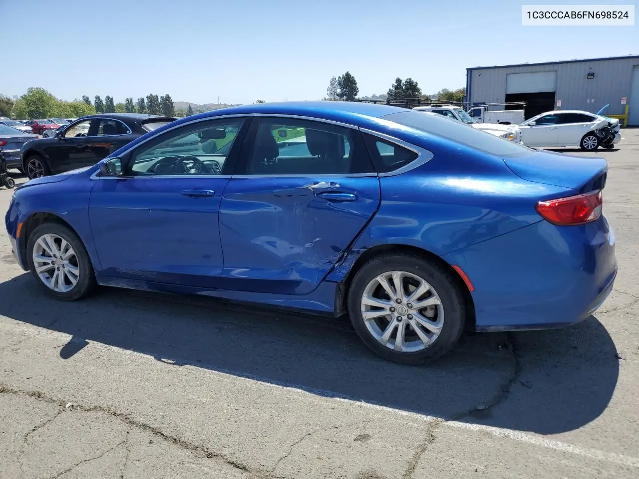 2015 Chrysler 200 Limited VIN: 1C3CCCAB6FN698524 Lot: 55353685
