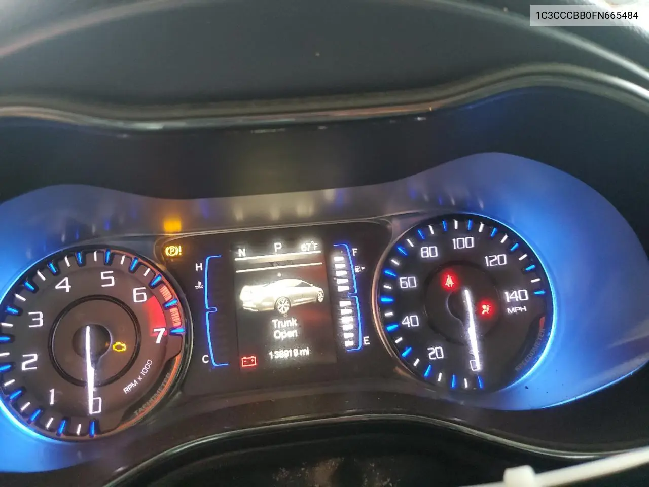 2015 Chrysler 200 S VIN: 1C3CCCBB0FN665484 Lot: 56420725