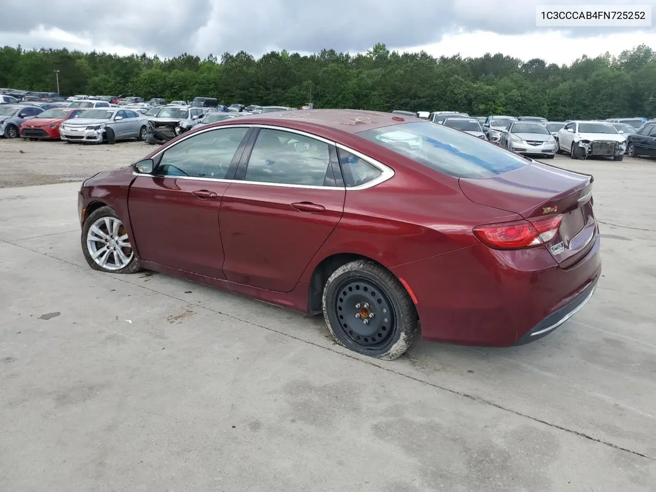 2015 Chrysler 200 Limited VIN: 1C3CCCAB4FN725252 Lot: 56592945